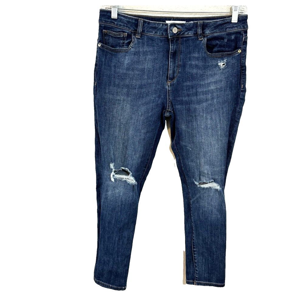 DL 1961‎ Margaux Instasculpt Ankle Skinny Jeans size 32 Fleetwood